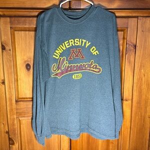 University of Minnesota Gray Long Sleeve Shirt